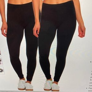 NEW Felina Supersoft Leggings 2-Pack